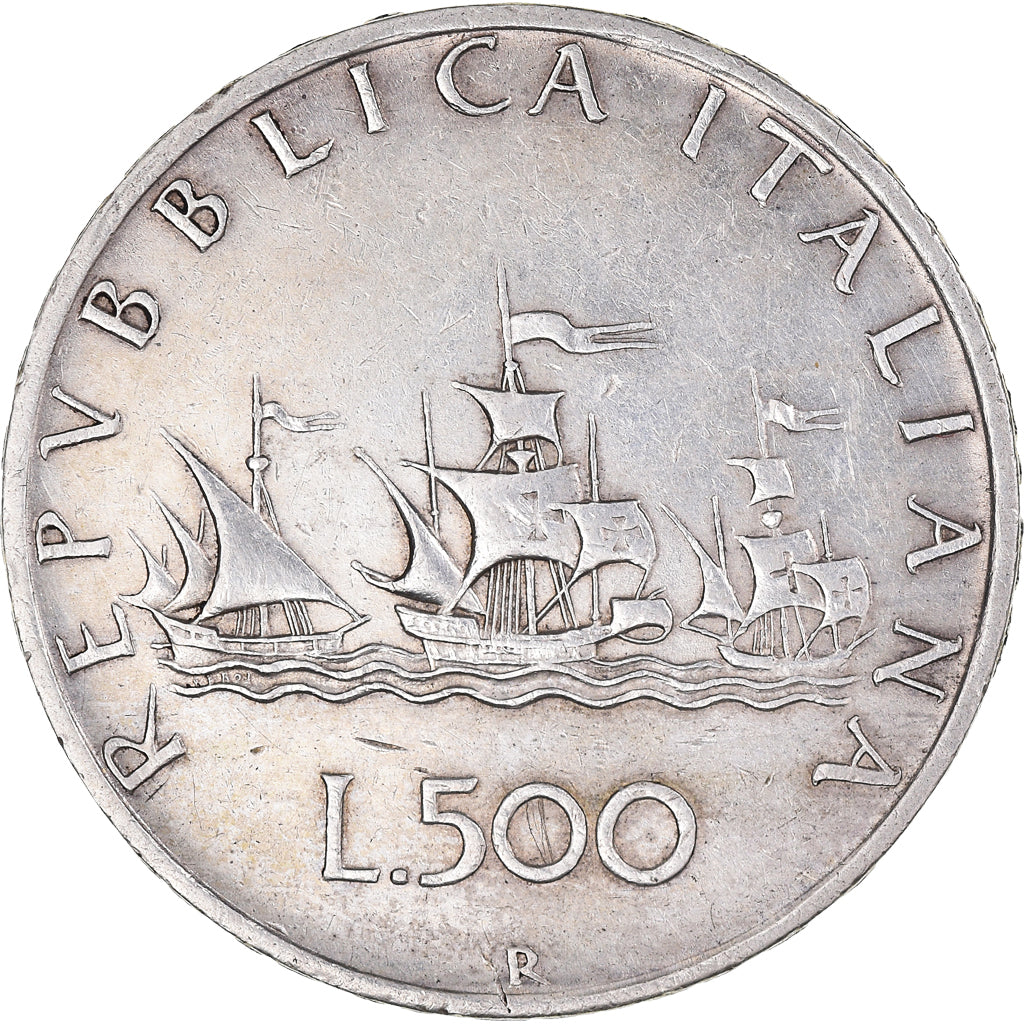 Monnaie, Italie, 500 Lire, 1959, Rome, SUP, Argent, KM:98