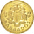 Coin, Barbados, 5 Cents, 1973, Franklin Mint, MS(63), Brass, KM:11