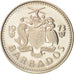 Moneda, Barbados, 10 Cents, 1973, Franklin Mint, SC, Cobre - níquel, KM:12