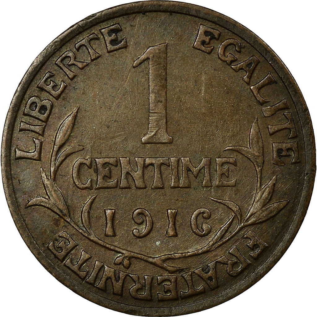 Coin, France, Dupuis, Centime, 1916, Paris, EF(40-45), Bronze, KM:840