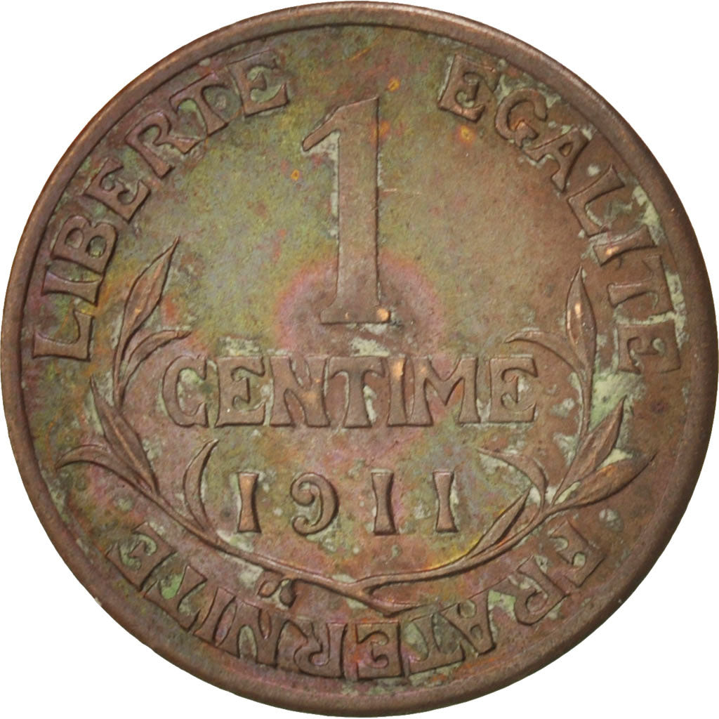 Coin, France, Dupuis, Centime, 1911, Paris, AU(50-53), Bronze, KM:840