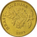 Coin, Croatia, 5 Lipa, 1993, MS(63), Brass plated steel, KM:5