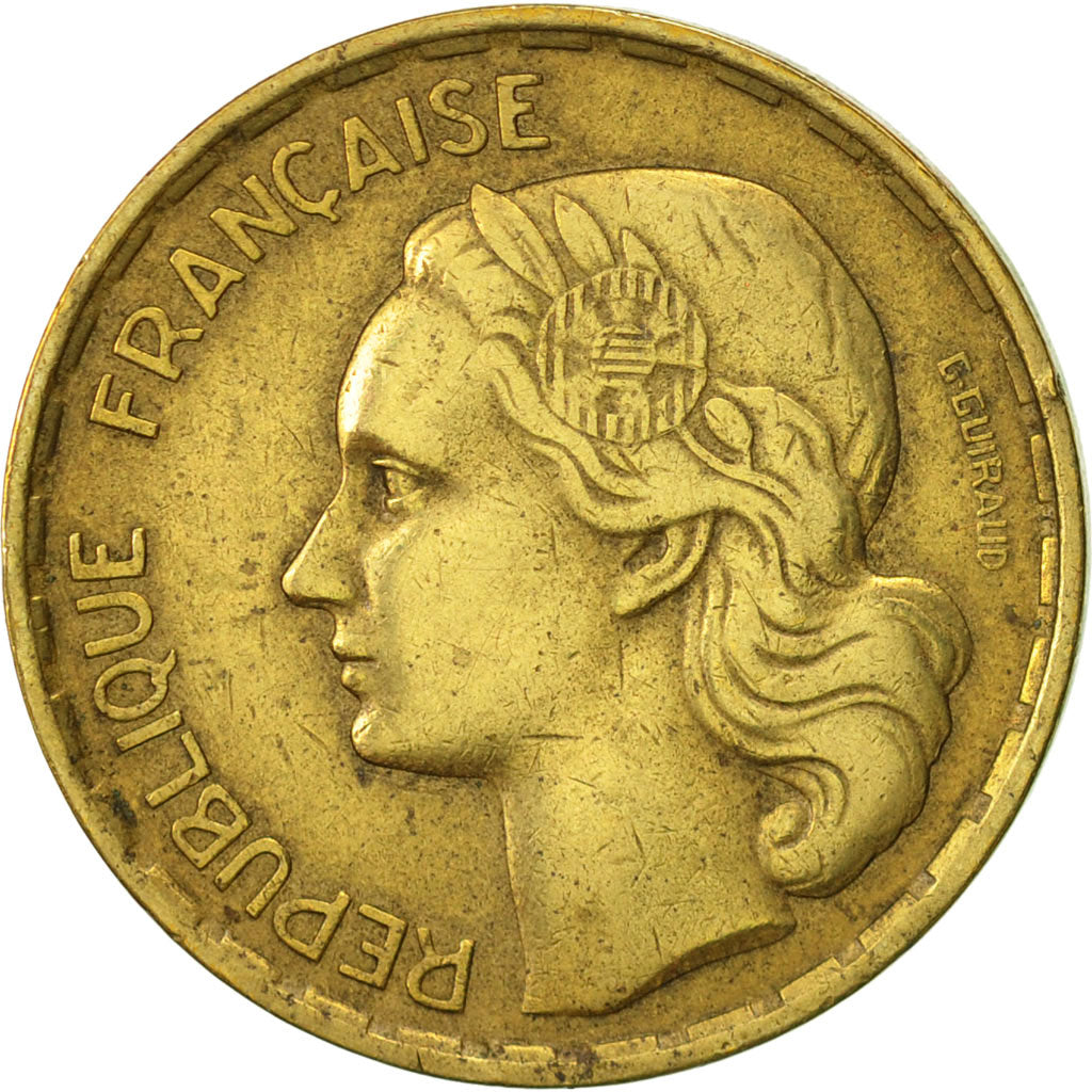 Munten, Frankrijk, Guiraud, 50 Francs, 1953, Beaumont - Le Roger, ZF