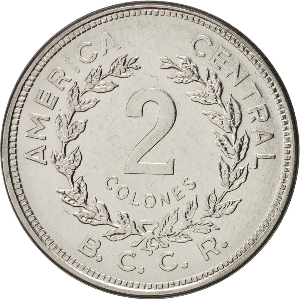 Monnaie, Costa Rica, 2 Colones, 1982, SUP+, Stainless Steel, KM:211.1