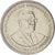 Coin, Mauritius, 1/2 Rupee, 2002, AU(55-58), Nickel plated steel, KM:54