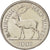 Coin, Mauritius, 1/2 Rupee, 2002, AU(55-58), Nickel plated steel, KM:54