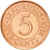 Moneda, Mauricio, Elizabeth II, Cent, 2005, MBC+, Bronce, KM:31