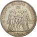 Monnaie, France, Hercule, 5 Francs, 1875, Bordeaux, TB+, Argent, KM:820.2