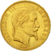 Moneta, Francia, Napoleon III, Napoléon III, 50 Francs, 1866, Paris, SPL-, Oro