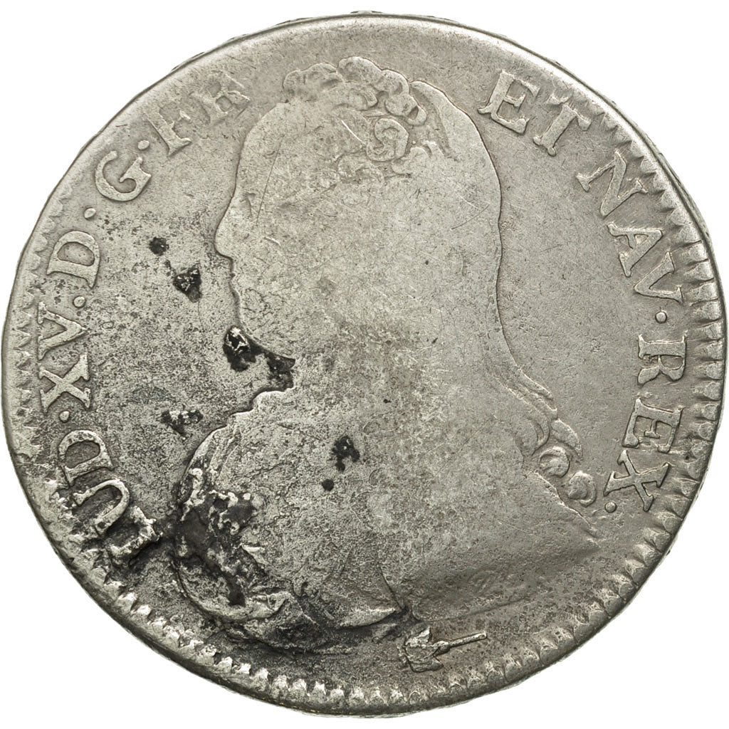 Coin, France, Louis XV, 1/2 Écu aux branches d'olivier, 1/2 ECU, 44 Sols, 1729