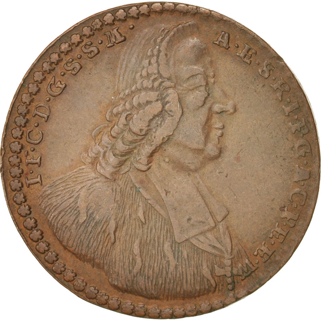 Coin, German States, MAINZ, Johann Friedrich Karl, 3 Pfennig, Dreier, 1759