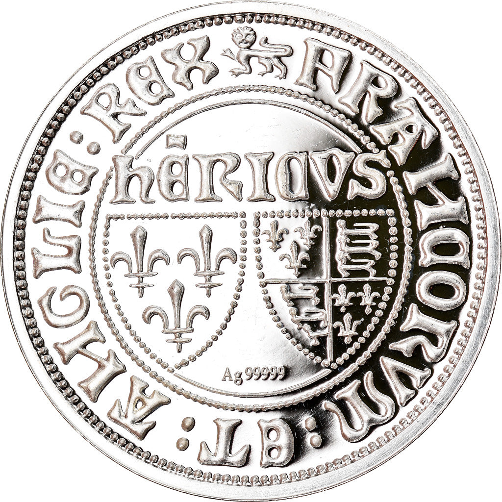 France, Medal, Reproduction du Blanc aux Ecus, Henry VI de Lancastre, MS(65-70)