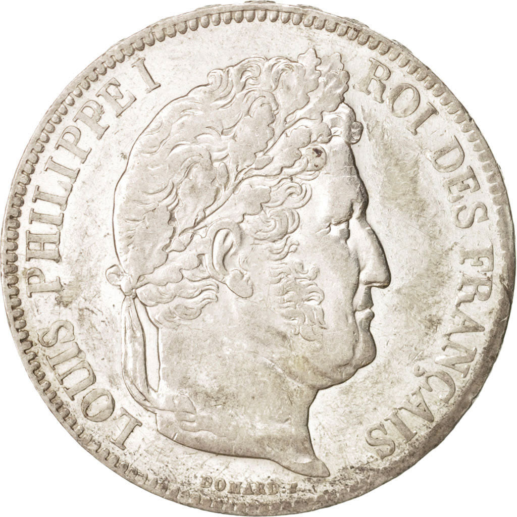 Coin, France, Louis-Philippe, 5 Francs, 1832, Paris, AU(55-58), Silver