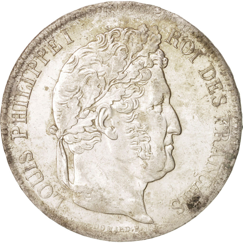 Coin, France, Louis-Philippe, 5 Francs, 1836, Paris, AU(55-58), Silver