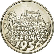 Poland, 10 Zlotych, Poznan Workers Protest, 1996, Warsaw, Proof, Silver
