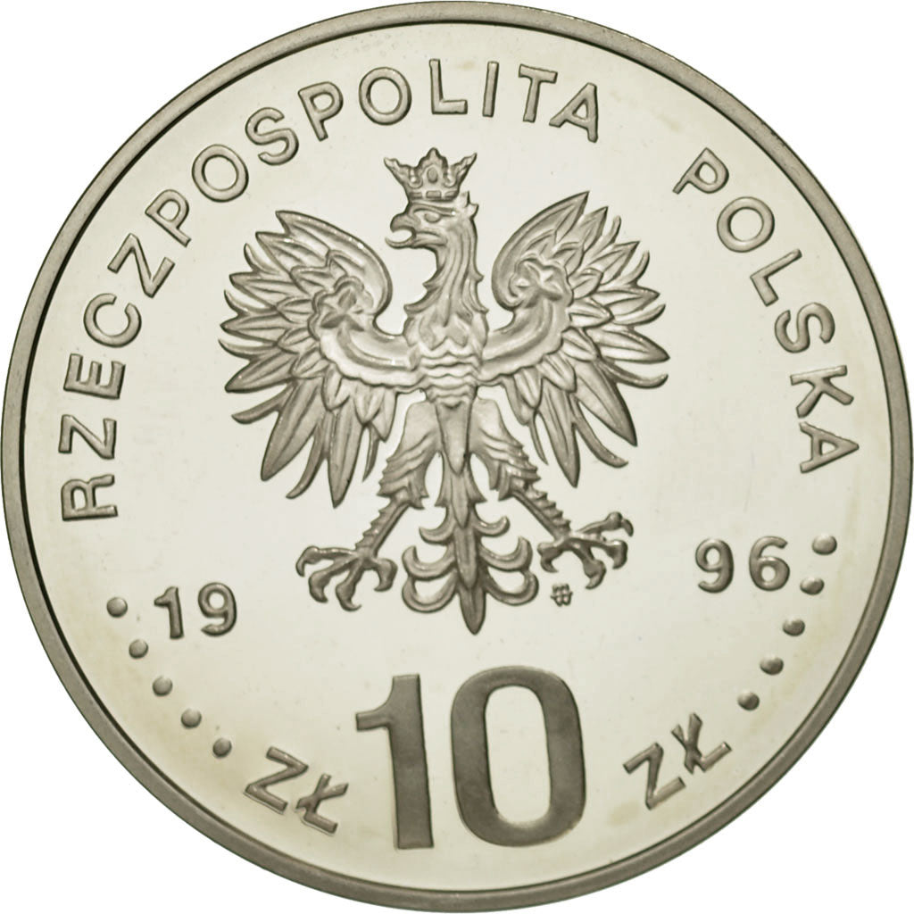 Poland, 10 Zlotych, Poznan Workers Protest, 1996, Warsaw, Proof, Silver