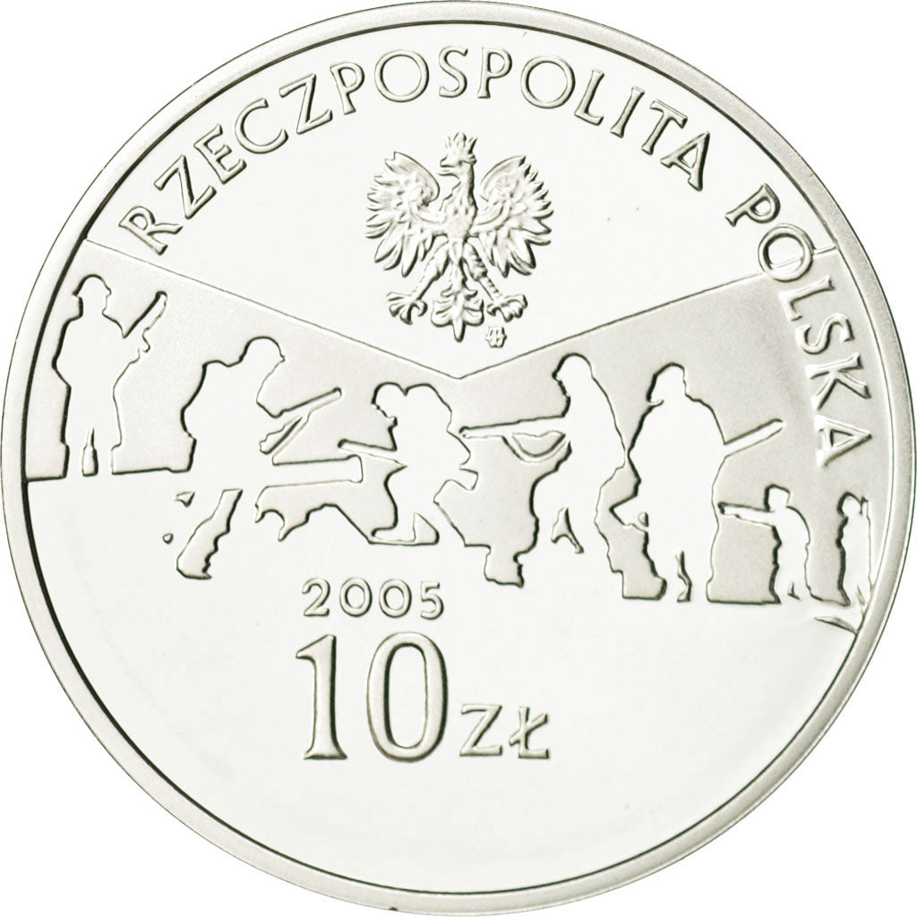 Moneta, Polonia, 10 Zlotych, 2005, Warsaw, FDC, Argento, KM:554