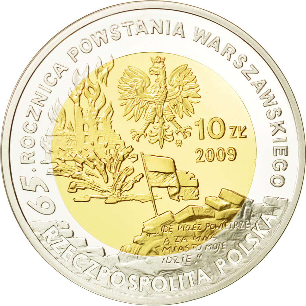 Moneta, Polonia, 10 Zlotych, 2009, Warsaw, FDC, Argento, KM:688