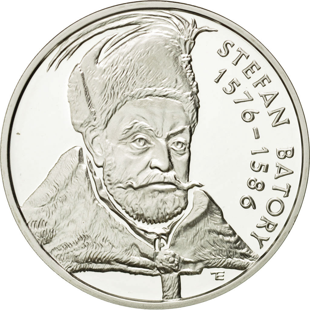 Poland, 10 Zlotych, Stefan Batory, 1997, Proof, Silver, MS(65-70), KM:327