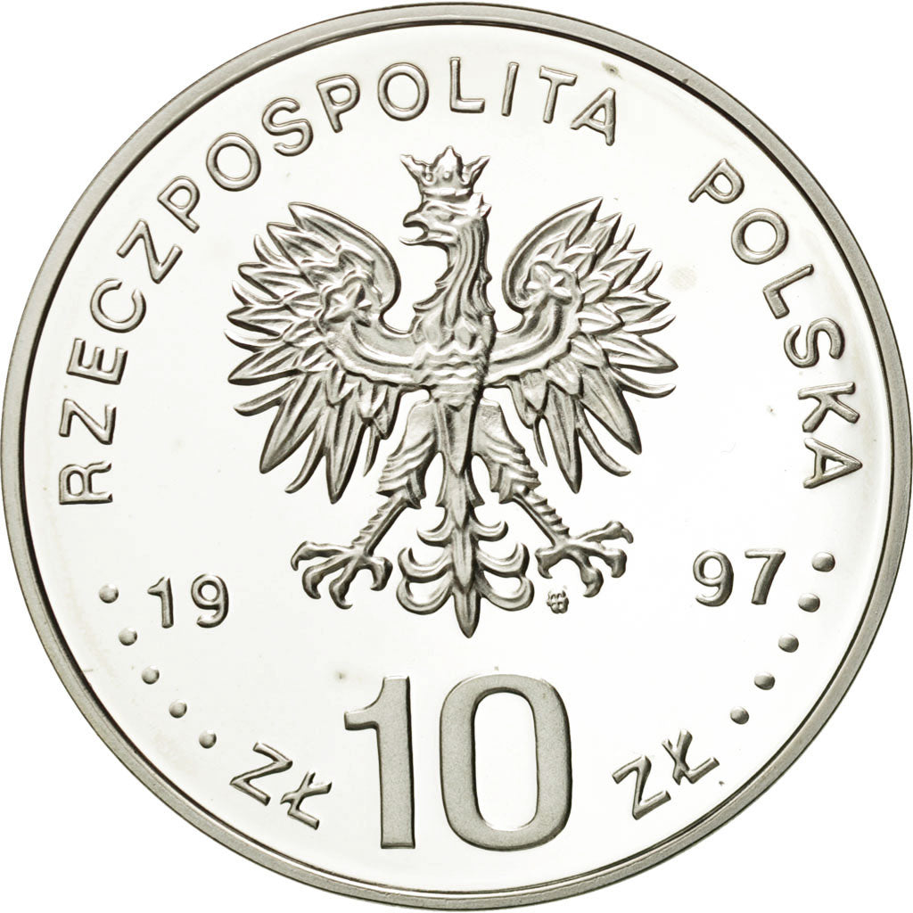 Poland, 10 Zlotych, Stefan Batory, 1997, Proof, Silver, MS(65-70), KM:327