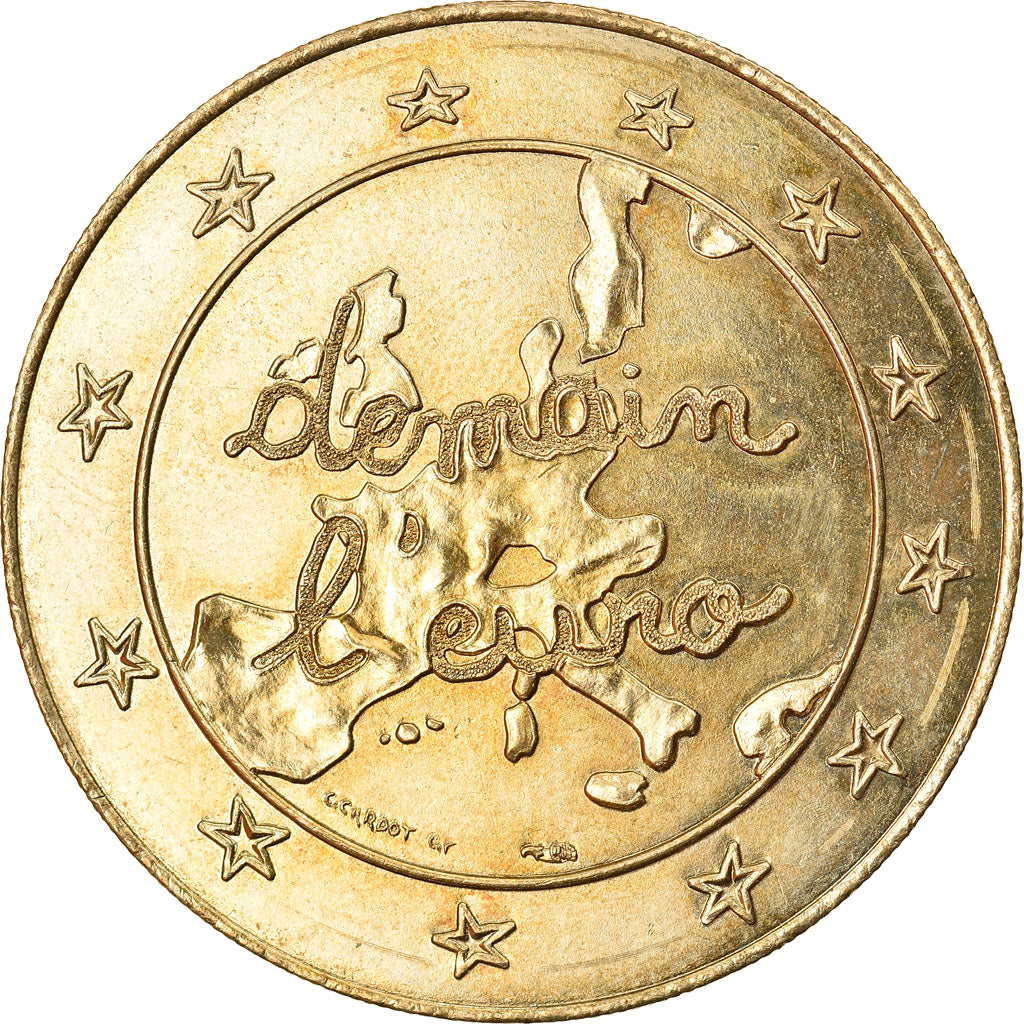 France, Jeton, 1.5 Euro Centres Leclerc, 1996, SPL, Copper-Nickel-Aluminum