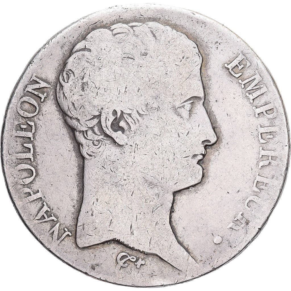 Frankreich, Napoleon I, 5 Francs, AN 14, Torino, Silber, S, Gadoury:580