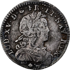 France, Louis XV, 1/12 Ecu de France, 1721, Paris, reformed, Argent, TB+