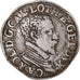 Duché de Lorraine, Charles III, Teston, 1582-1608, Nancy, Argent, TTB