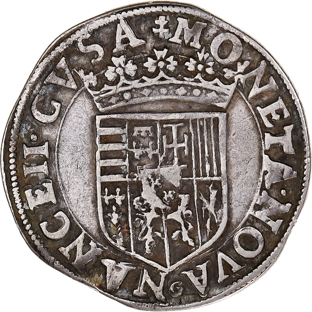 Duché de Lorraine, Charles III, Teston, 1582-1608, Nancy, Argent, TTB