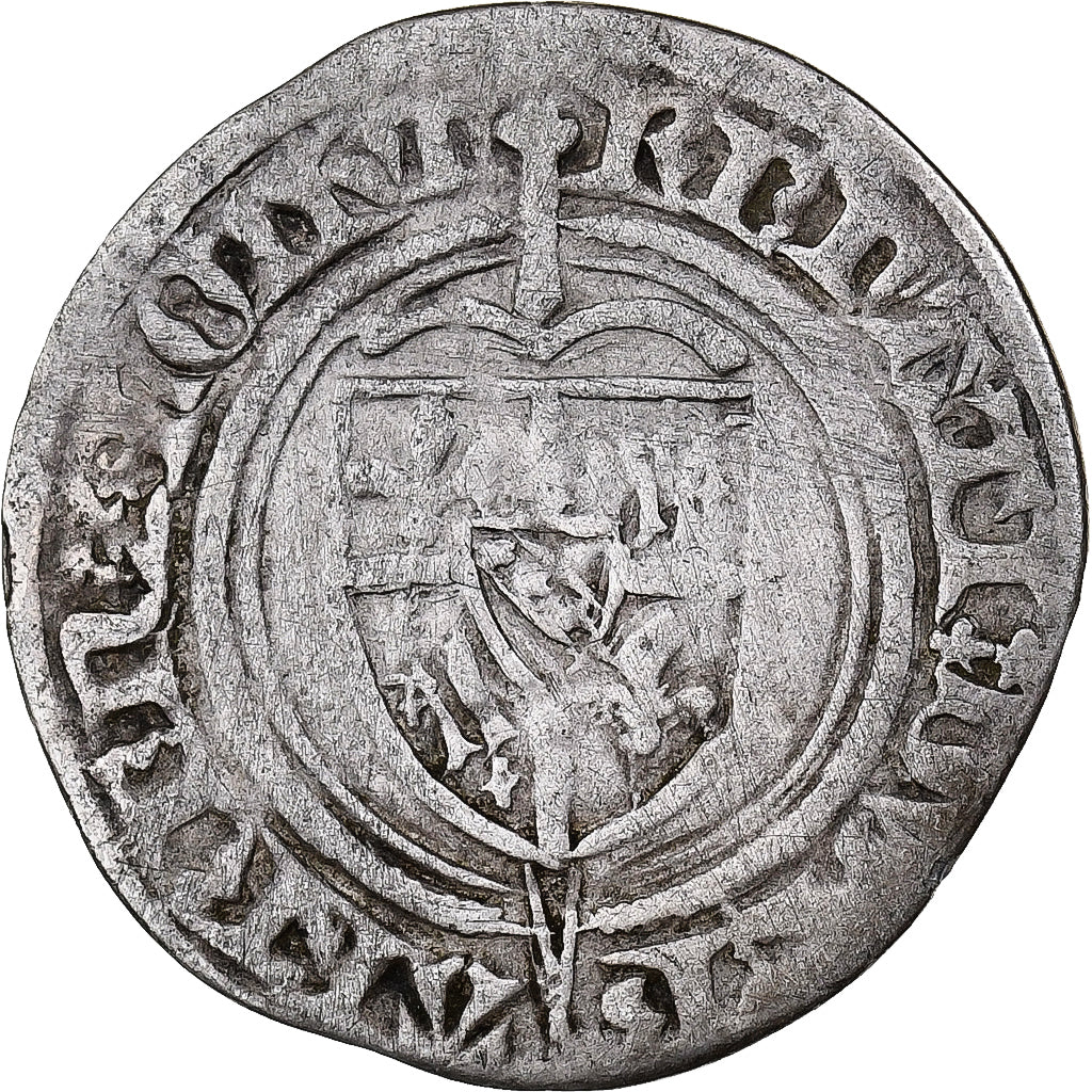 Francja, René Ier d'Anjou, Gros, 1431-1453, Saint-Mihiel, Srebro, VF(30-35)