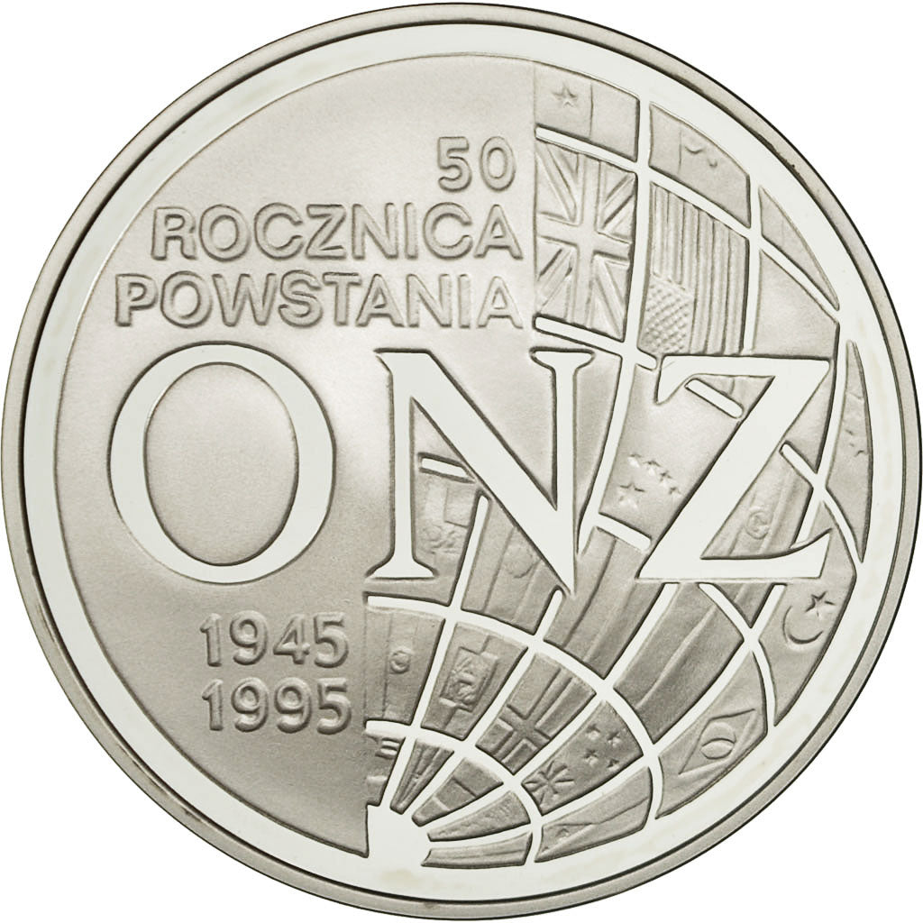 Coin, Poland, 20 Zlotych, 1995, MS(65-70), Silver, KM:291