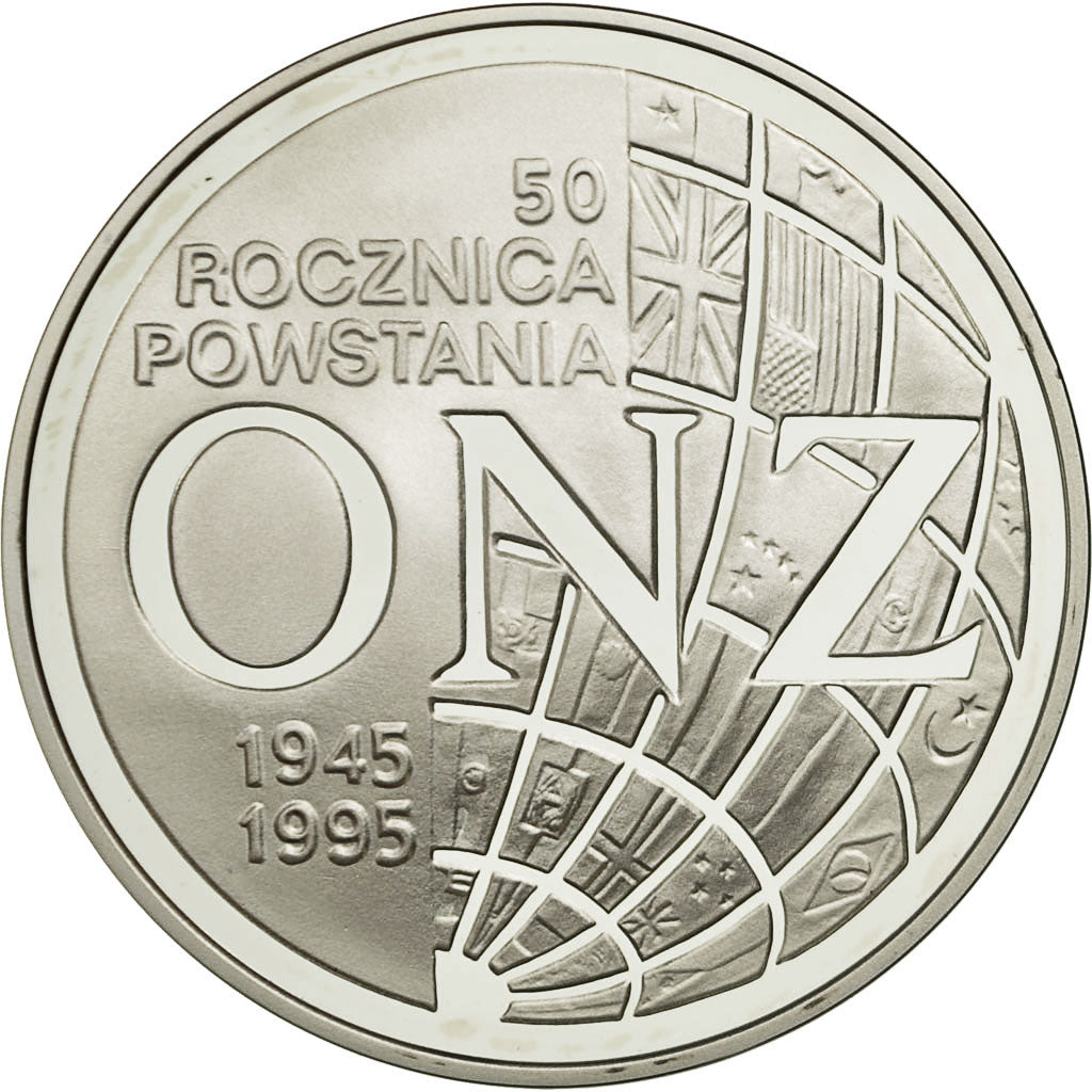 Coin, Poland, 20 Zlotych, 1995, MS(65-70), Silver, KM:291
