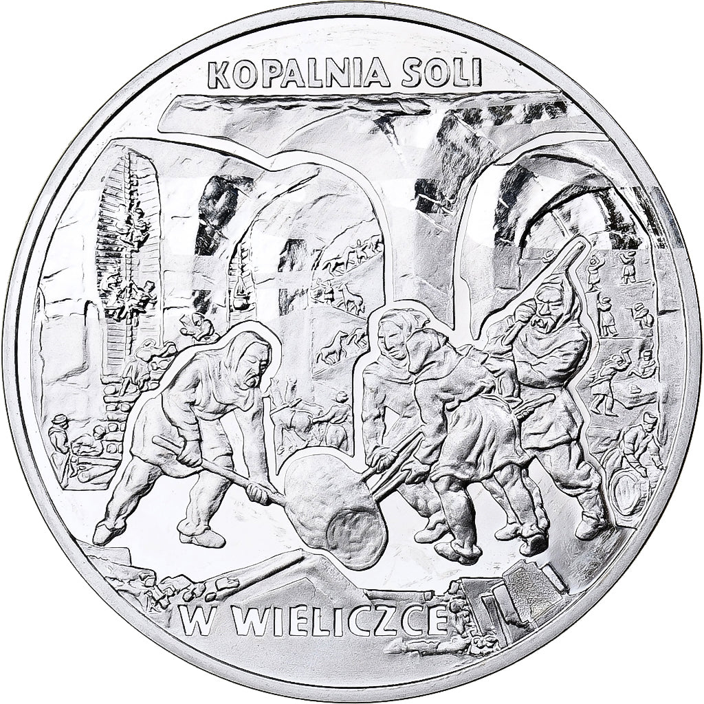 Poland, 20 Zlotych, Salt-Mine in Wieliczka, 2001, Warsaw, Proof, Silver
