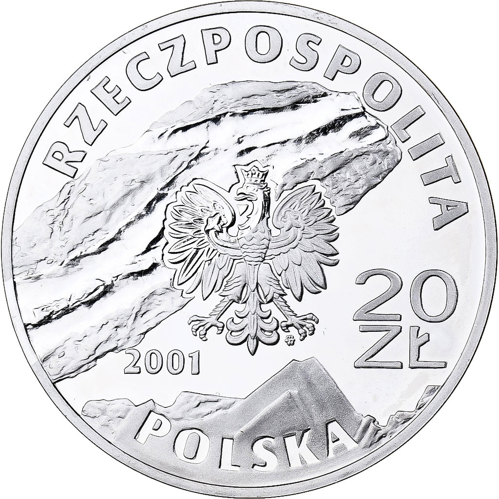 Poland, 20 Zlotych, Salt-Mine in Wieliczka, 2001, Warsaw, Proof, Silver