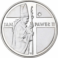 Poland, 10000 Zlotych, Jan Paweł II, 1989, Warsaw, Proof, Silver, MS(63)