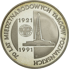 Coin, Poland, 200000 Zlotych, 1991, MS(63), Silver, KM:242