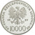 Pologne, Jean-Paul II, 10000 Zlotych, 1989, Warsaw, BE, Argent, SPL, KM:237
