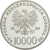 Monnaie, Pologne, 10000 Zlotych, 1989, Warsaw, SPL, Argent, KM:237