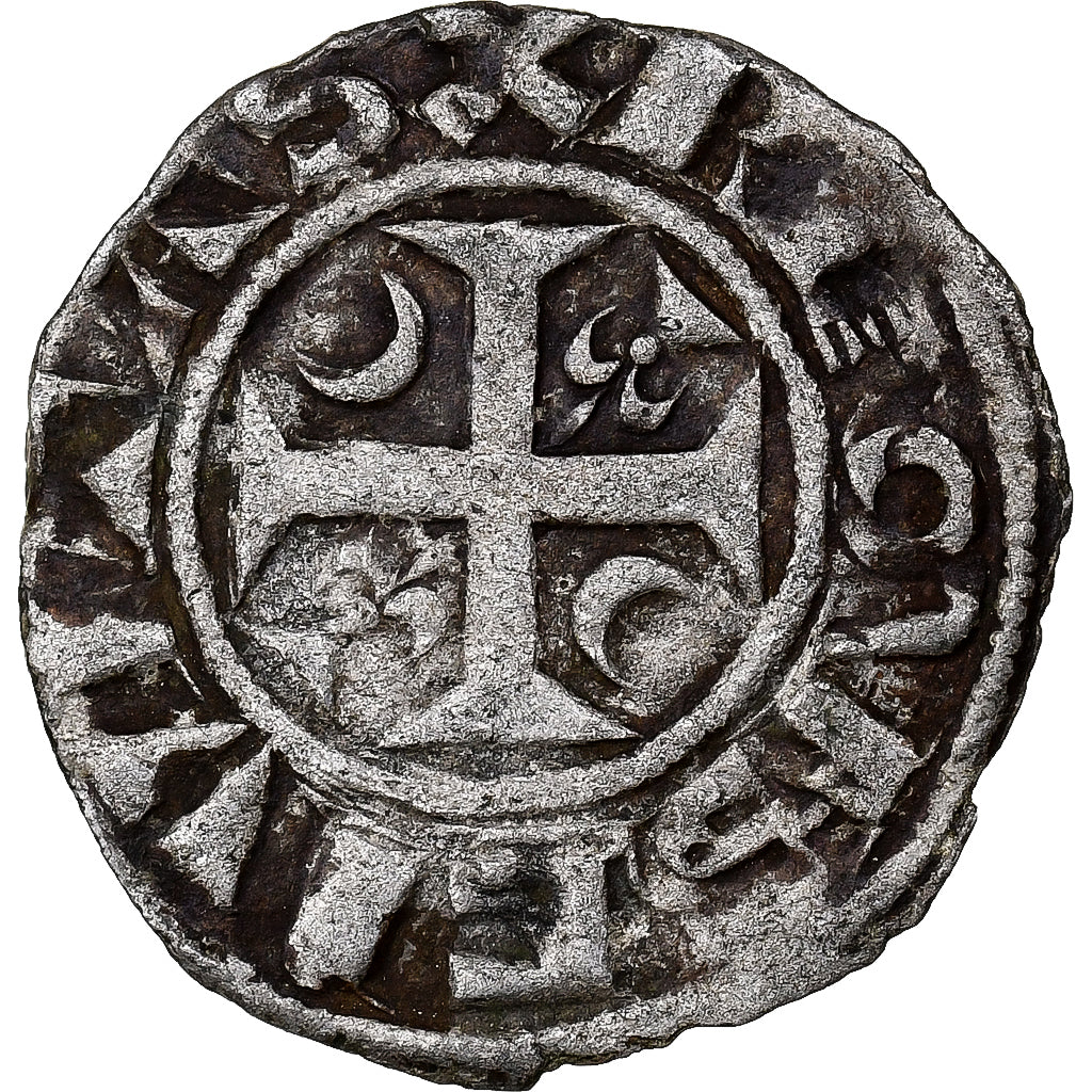 Archbishopric of Reims, Henry II, Denier, 1227-1240, Reims, Silver, EF(40-45)