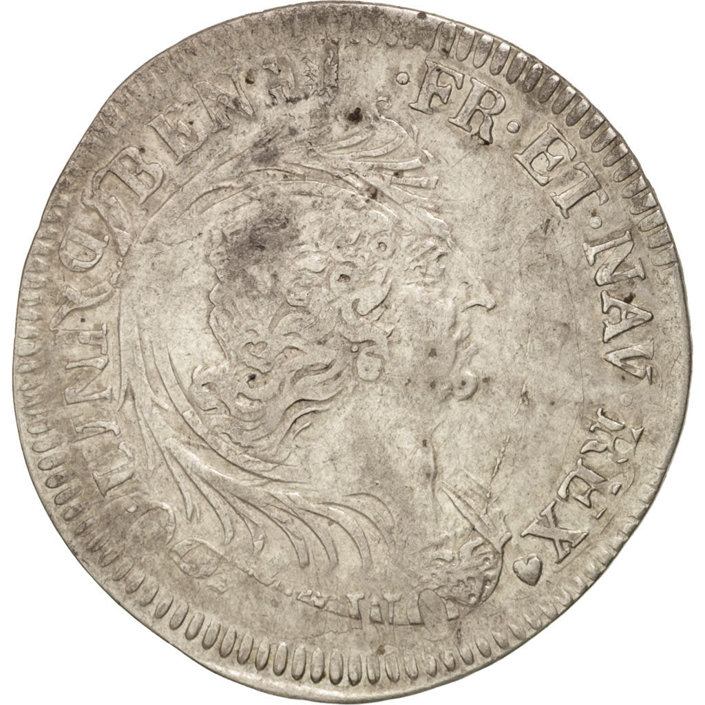 Coin, France, Louis XIV, 1/4 Écu aux insignes, 1/4 Ecu, 1702, Tours, EF(40-45)
