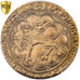 França, medalha, Edward III, Léopard d'Or, XXth Century, MDP, Dourado, Nova