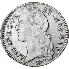 France, Louis XV, Écu au bandeau, 1766/5, Montpellier, Silver, VF(30-35)