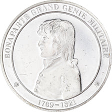 France, Médaille, Bonaparte grand génie militaire, History, SUP, Argent