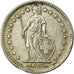 Coin, Switzerland, 2 Francs, 1946, Bern, EF(40-45), Silver, KM:21
