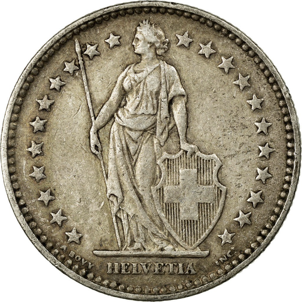 Monnaie, Suisse, 2 Francs, 1921, Bern, TTB, Argent, KM:21