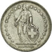Coin, Switzerland, 2 Francs, 1940, Bern, AU(50-53), Silver, KM:21