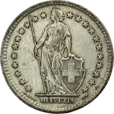 Coin, Switzerland, 2 Francs, 1944, Bern, EF(40-45), Silver, KM:21