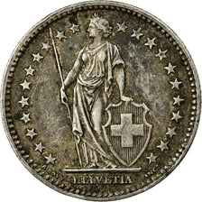 Coin, Switzerland, 2 Francs, 1944, Bern, EF(40-45), Silver, KM:21