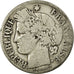 Moneta, Francia, Cérès, 2 Francs, 1871, Paris, MB, Argento, KM:817.1