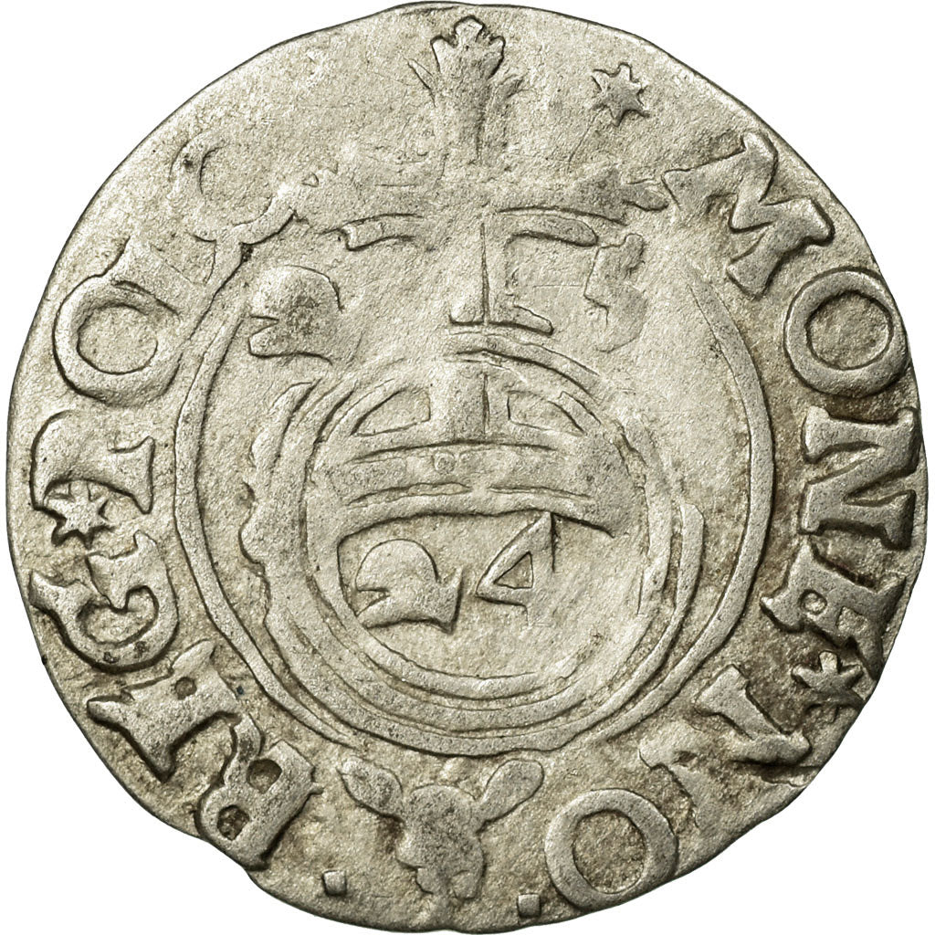 Münze, Polen, Sigismund III, 3 Polker, 3 Poltorak - 1 Kruzierz, 1625, SS+